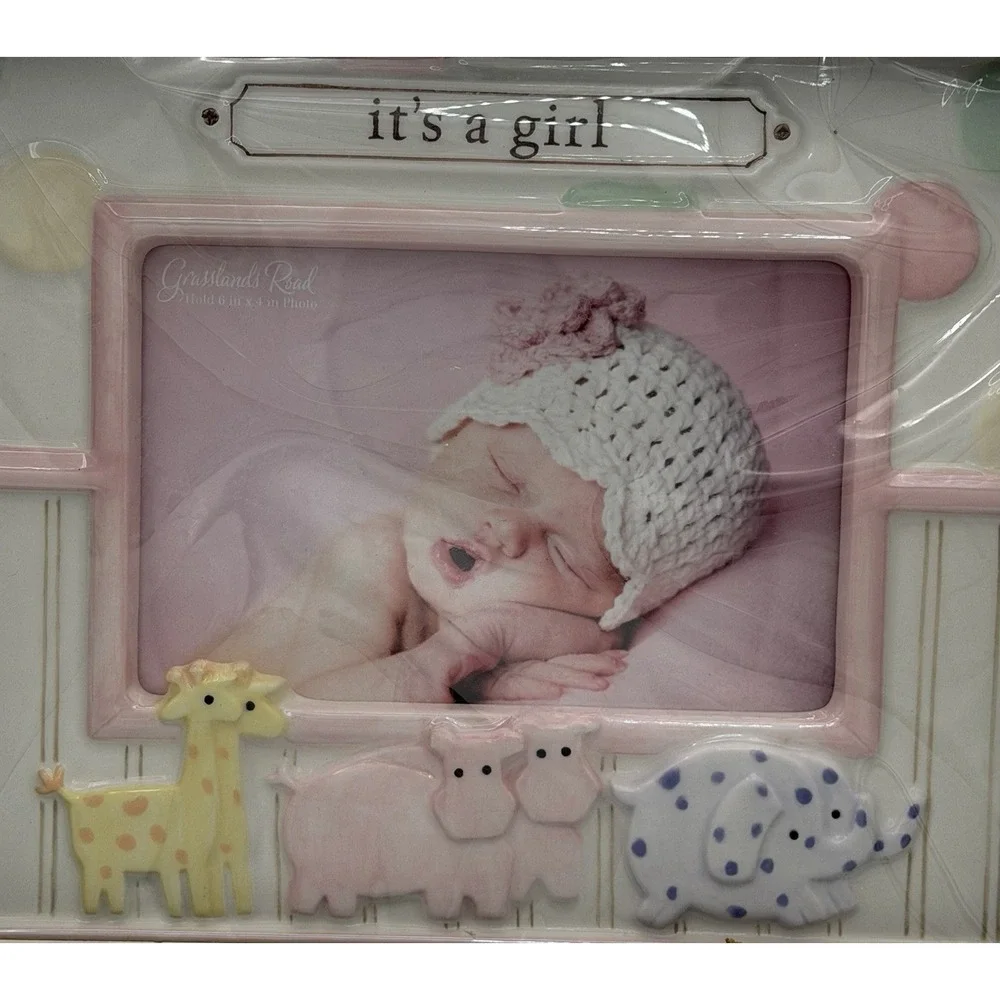It's A Girl Baby Girl Picture Frame 4x6